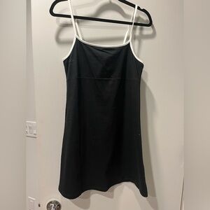 H&M black and white dress